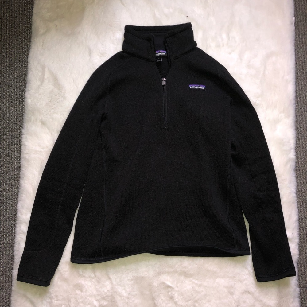 Patagonia better sweater black